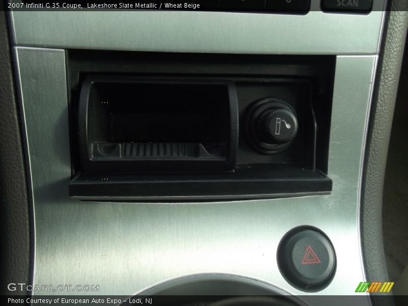 Lakeshore Slate Metallic / Wheat Beige 2007 Infiniti G 35 Coupe