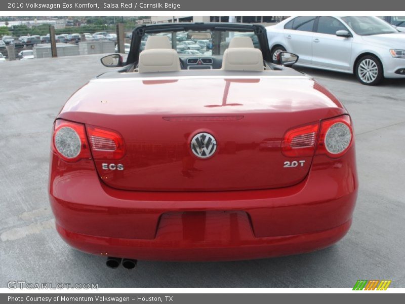 Salsa Red / Cornsilk Beige 2010 Volkswagen Eos Komfort