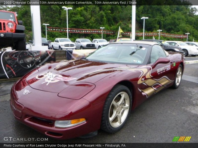 50th Anniversary Red / Shale 2003 Chevrolet Corvette 50th Anniversary Edition Convertible