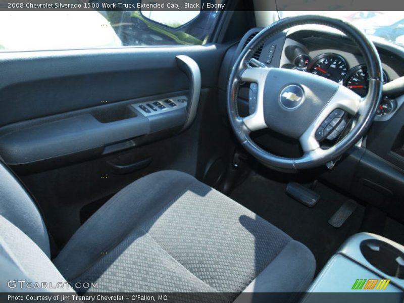 Black / Ebony 2008 Chevrolet Silverado 1500 Work Truck Extended Cab