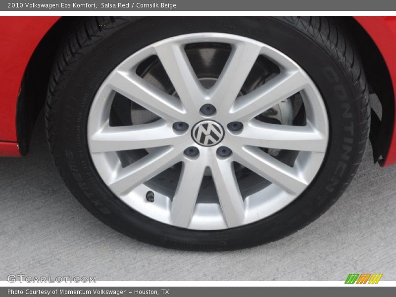 Salsa Red / Cornsilk Beige 2010 Volkswagen Eos Komfort