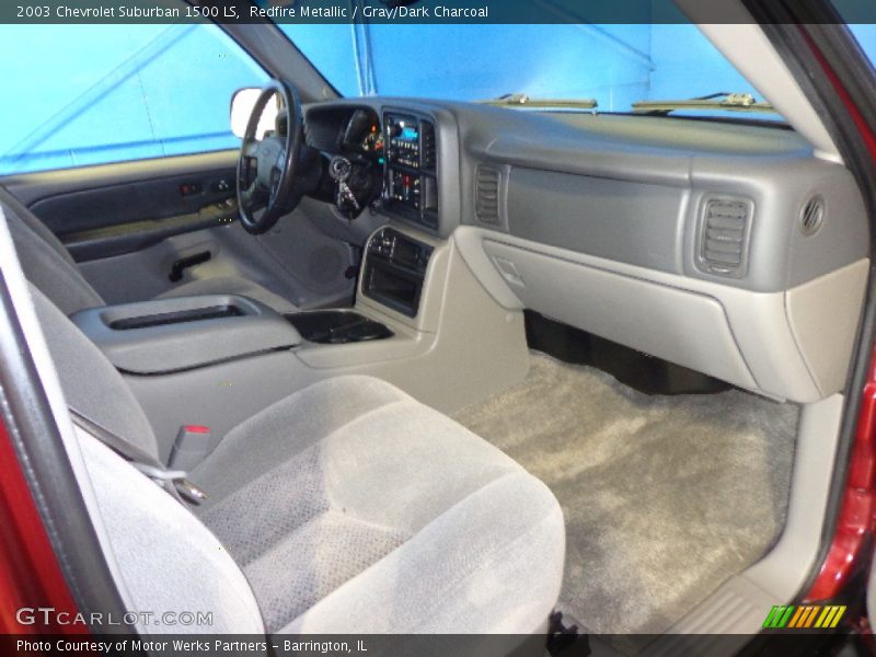 Redfire Metallic / Gray/Dark Charcoal 2003 Chevrolet Suburban 1500 LS
