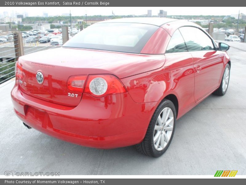 Salsa Red / Cornsilk Beige 2010 Volkswagen Eos Komfort