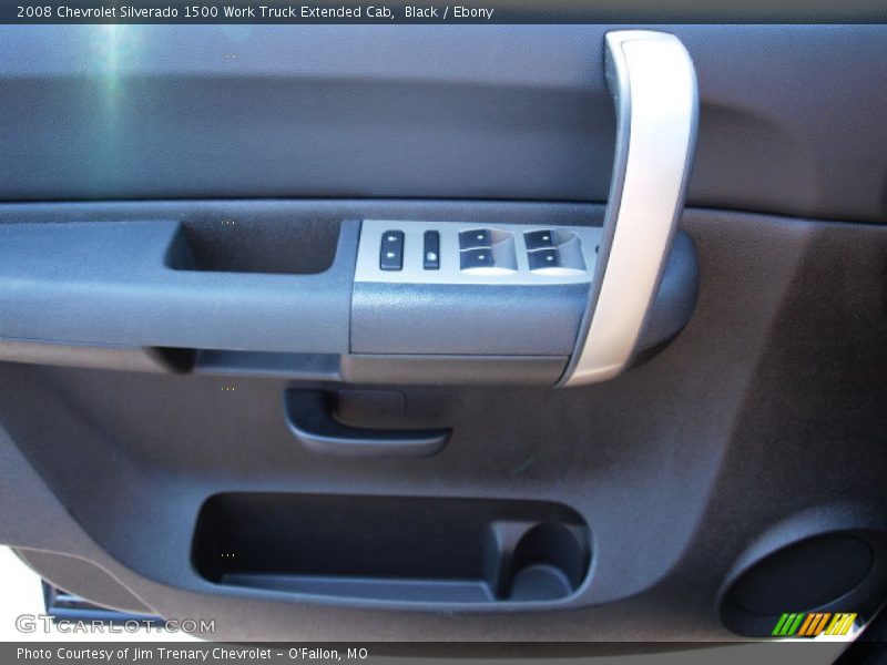 Black / Ebony 2008 Chevrolet Silverado 1500 Work Truck Extended Cab