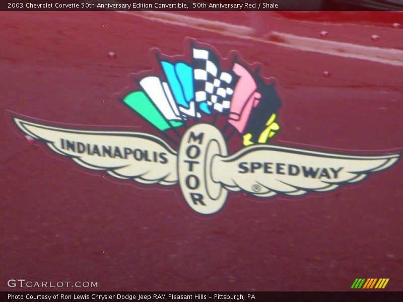 50th Anniversary Red / Shale 2003 Chevrolet Corvette 50th Anniversary Edition Convertible