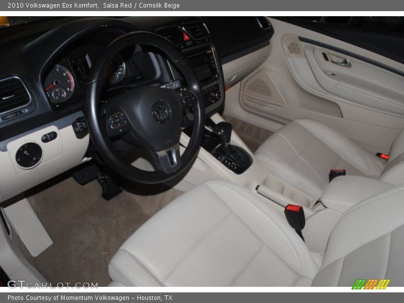 Salsa Red / Cornsilk Beige 2010 Volkswagen Eos Komfort
