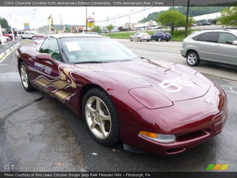 50th Anniversary Red / Shale 2003 Chevrolet Corvette 50th Anniversary Edition Convertible