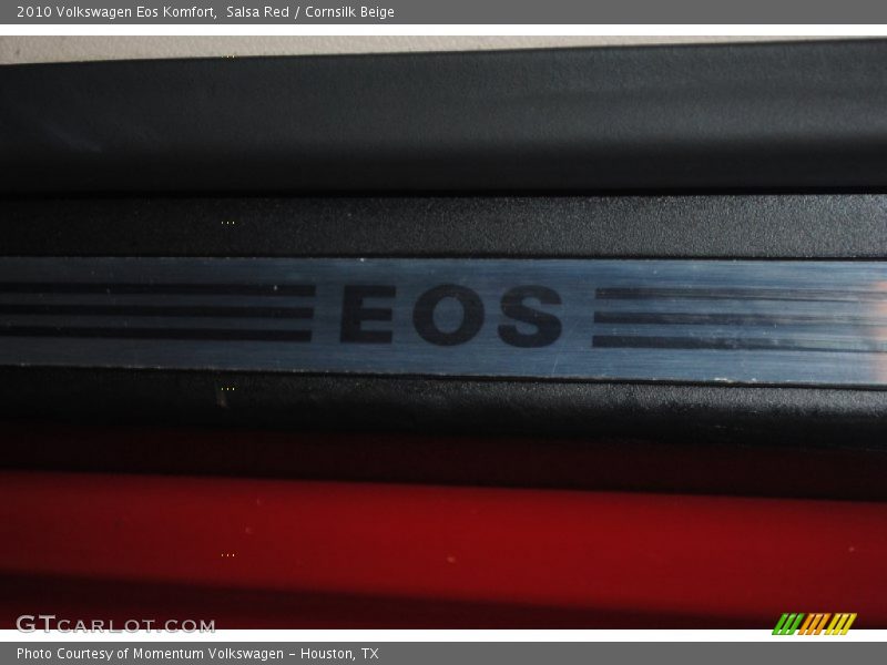 Salsa Red / Cornsilk Beige 2010 Volkswagen Eos Komfort