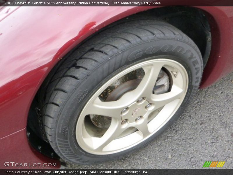 50th Anniversary Red / Shale 2003 Chevrolet Corvette 50th Anniversary Edition Convertible