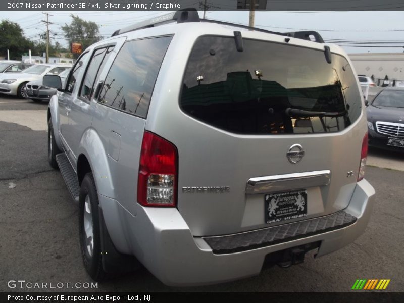 Silver Lightning / Graphite 2007 Nissan Pathfinder SE 4x4