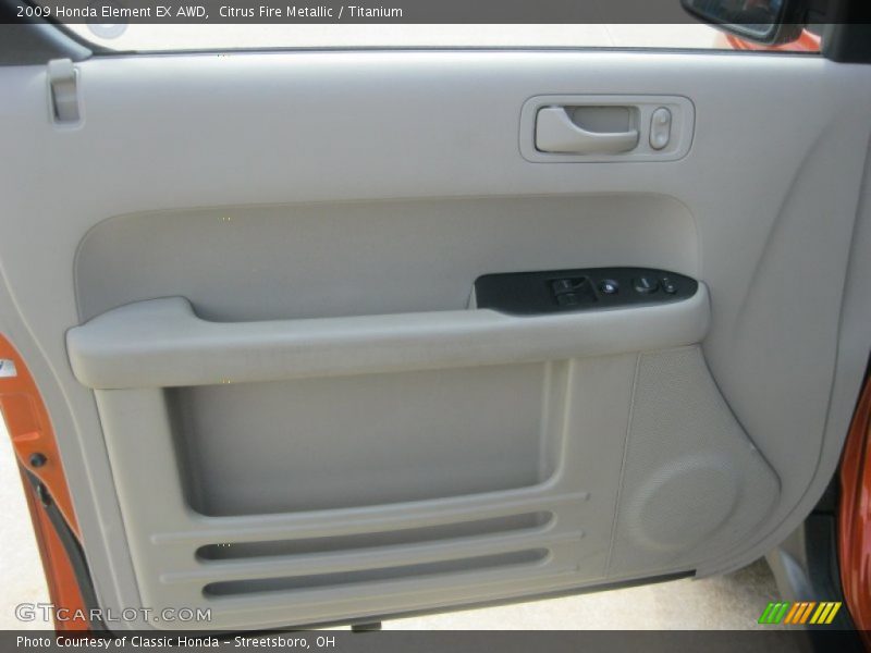 Citrus Fire Metallic / Titanium 2009 Honda Element EX AWD