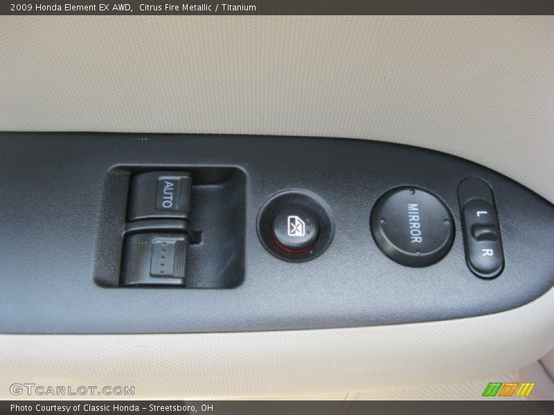 Citrus Fire Metallic / Titanium 2009 Honda Element EX AWD