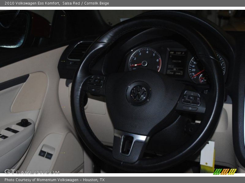Salsa Red / Cornsilk Beige 2010 Volkswagen Eos Komfort