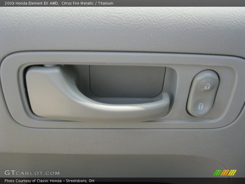 Citrus Fire Metallic / Titanium 2009 Honda Element EX AWD