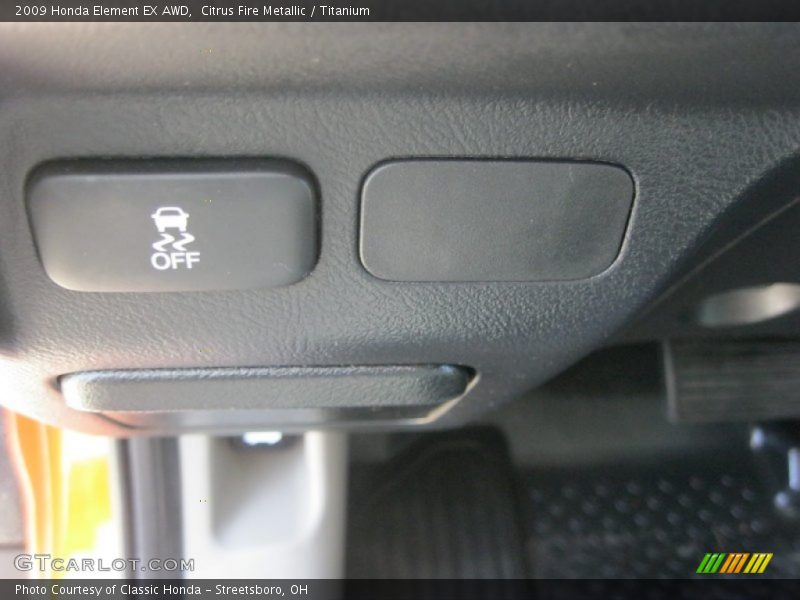 Citrus Fire Metallic / Titanium 2009 Honda Element EX AWD