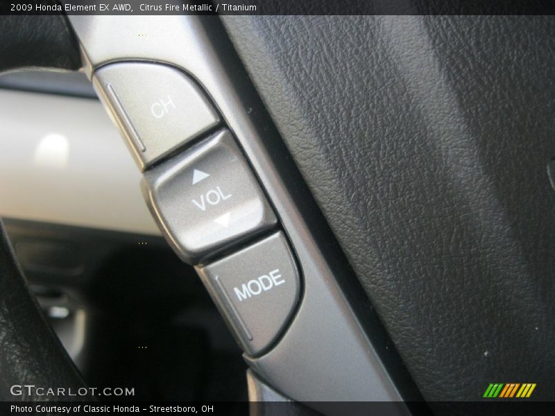 Citrus Fire Metallic / Titanium 2009 Honda Element EX AWD