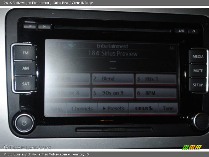 Salsa Red / Cornsilk Beige 2010 Volkswagen Eos Komfort