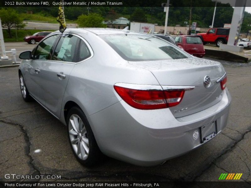 Quicksilver Metallic / Medium Titanium 2012 Buick Verano FWD