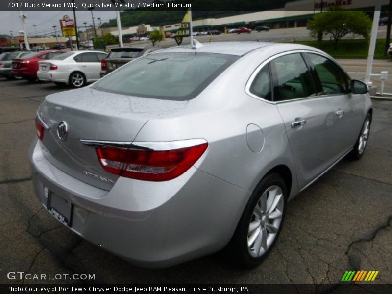 Quicksilver Metallic / Medium Titanium 2012 Buick Verano FWD