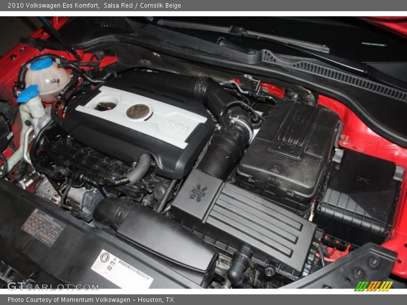 Salsa Red / Cornsilk Beige 2010 Volkswagen Eos Komfort