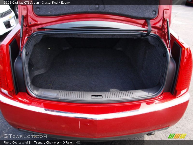 Crystal Red / Ebony 2008 Cadillac CTS Sedan