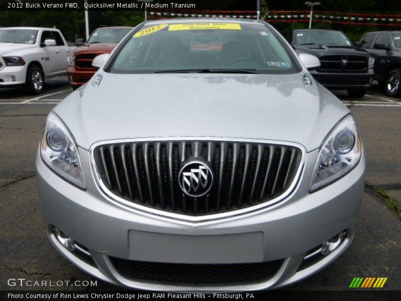 Quicksilver Metallic / Medium Titanium 2012 Buick Verano FWD