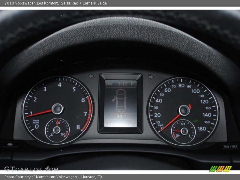 Salsa Red / Cornsilk Beige 2010 Volkswagen Eos Komfort