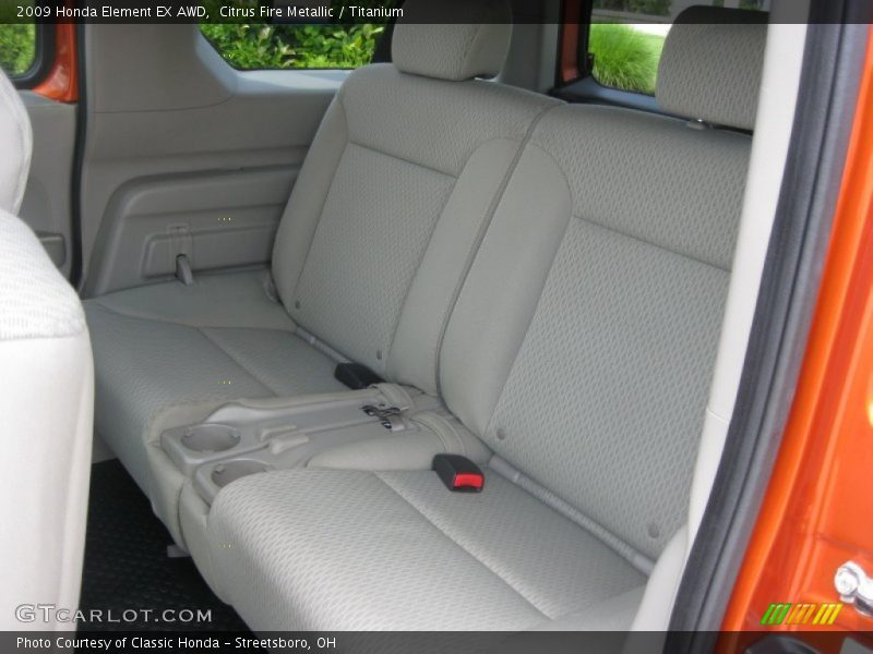 Citrus Fire Metallic / Titanium 2009 Honda Element EX AWD