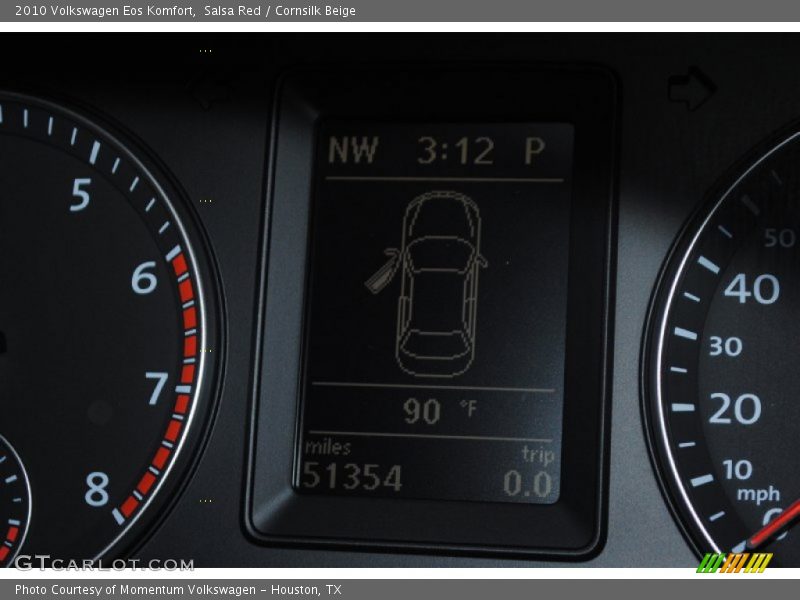 Salsa Red / Cornsilk Beige 2010 Volkswagen Eos Komfort