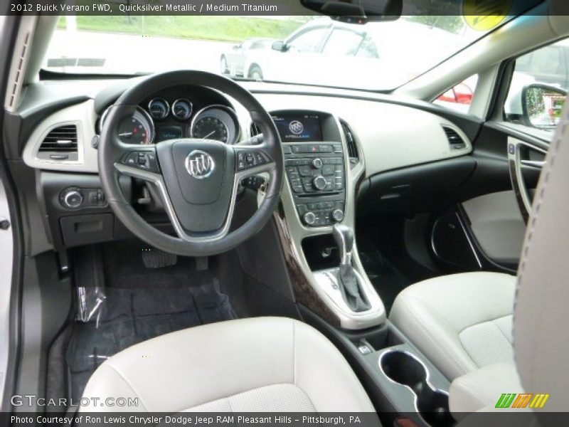 Quicksilver Metallic / Medium Titanium 2012 Buick Verano FWD