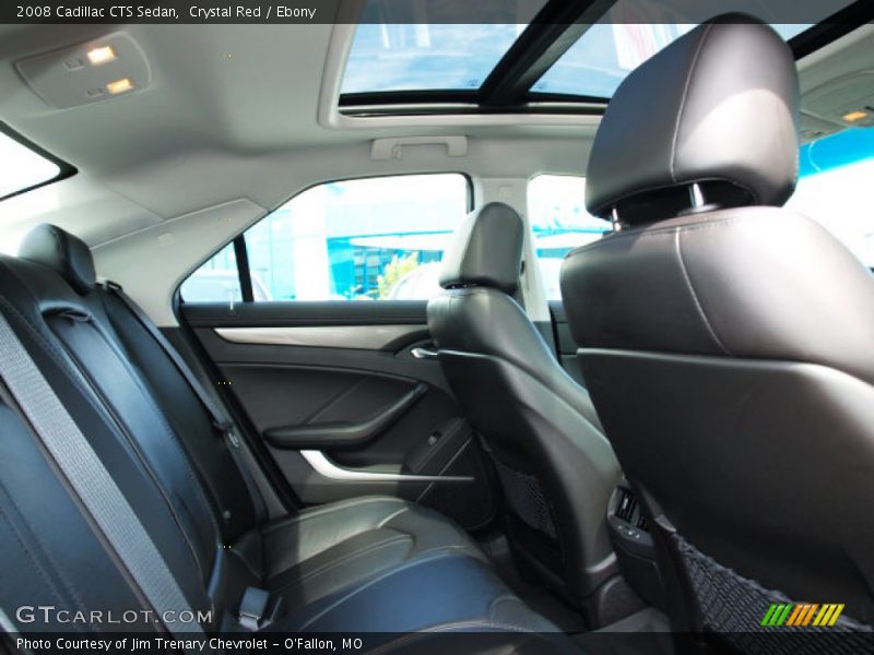 Crystal Red / Ebony 2008 Cadillac CTS Sedan