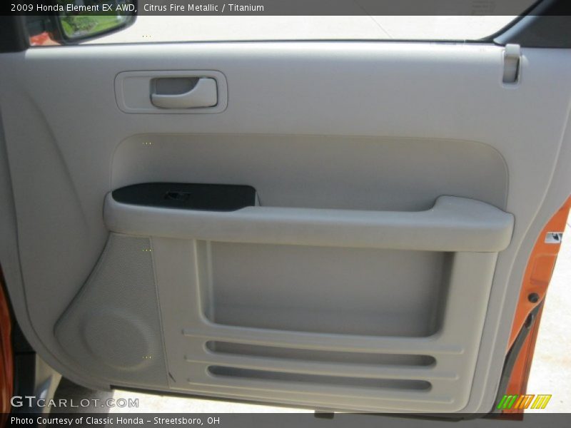 Citrus Fire Metallic / Titanium 2009 Honda Element EX AWD