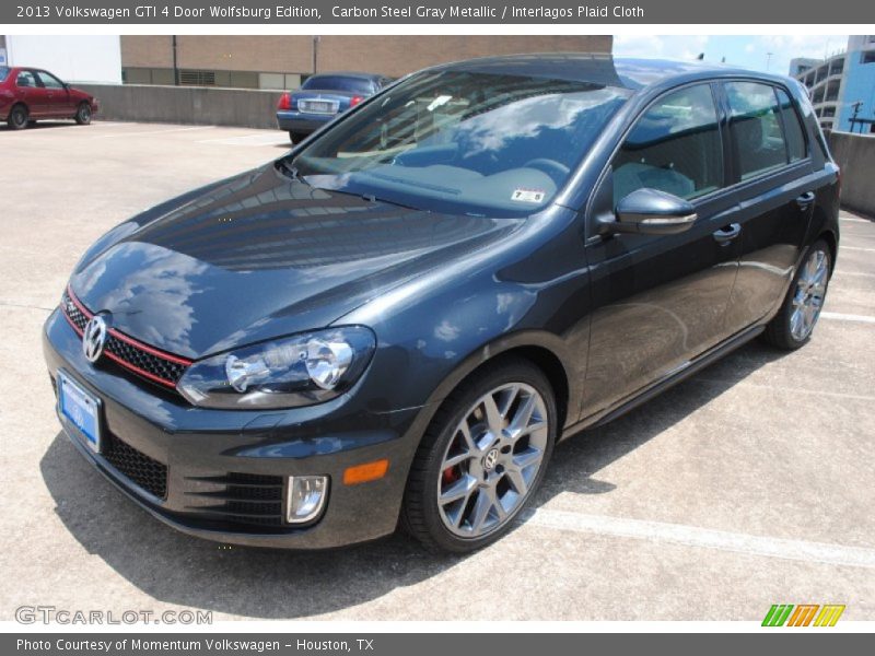 Carbon Steel Gray Metallic / Interlagos Plaid Cloth 2013 Volkswagen GTI 4 Door Wolfsburg Edition