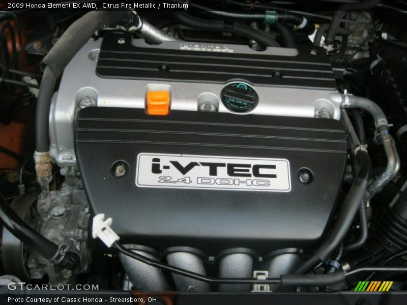 Citrus Fire Metallic / Titanium 2009 Honda Element EX AWD