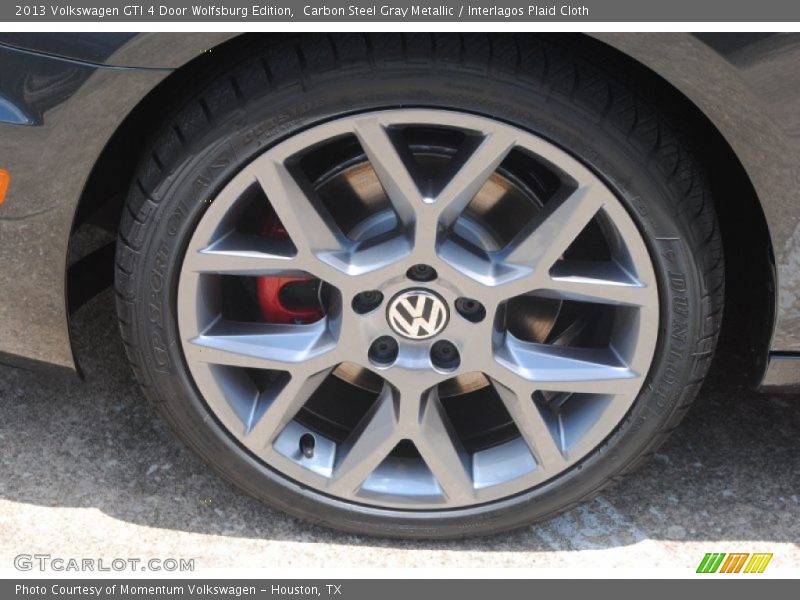 Carbon Steel Gray Metallic / Interlagos Plaid Cloth 2013 Volkswagen GTI 4 Door Wolfsburg Edition