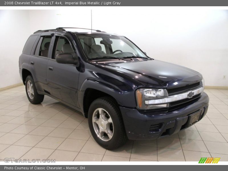 Imperial Blue Metallic / Light Gray 2008 Chevrolet TrailBlazer LT 4x4