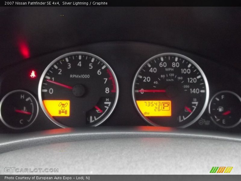 Silver Lightning / Graphite 2007 Nissan Pathfinder SE 4x4