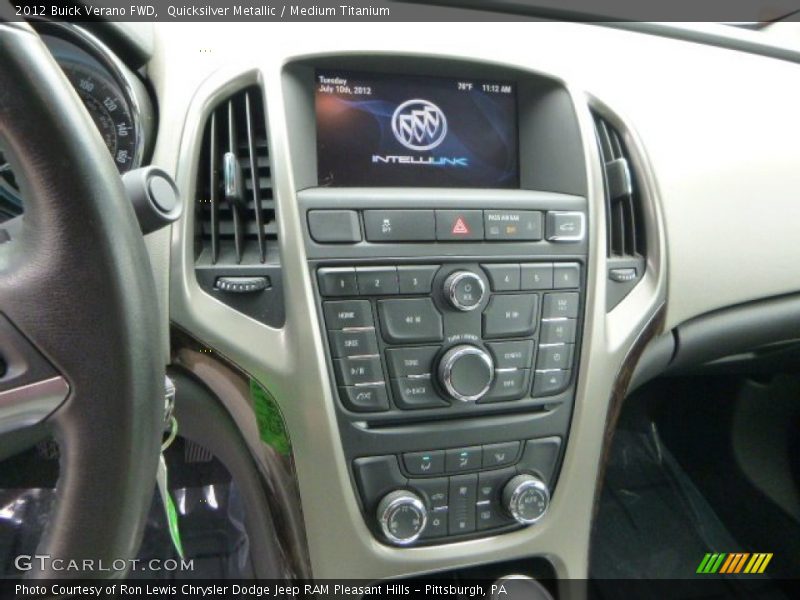 Quicksilver Metallic / Medium Titanium 2012 Buick Verano FWD