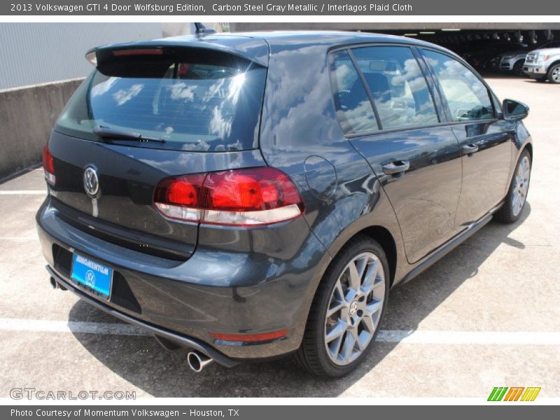 Carbon Steel Gray Metallic / Interlagos Plaid Cloth 2013 Volkswagen GTI 4 Door Wolfsburg Edition