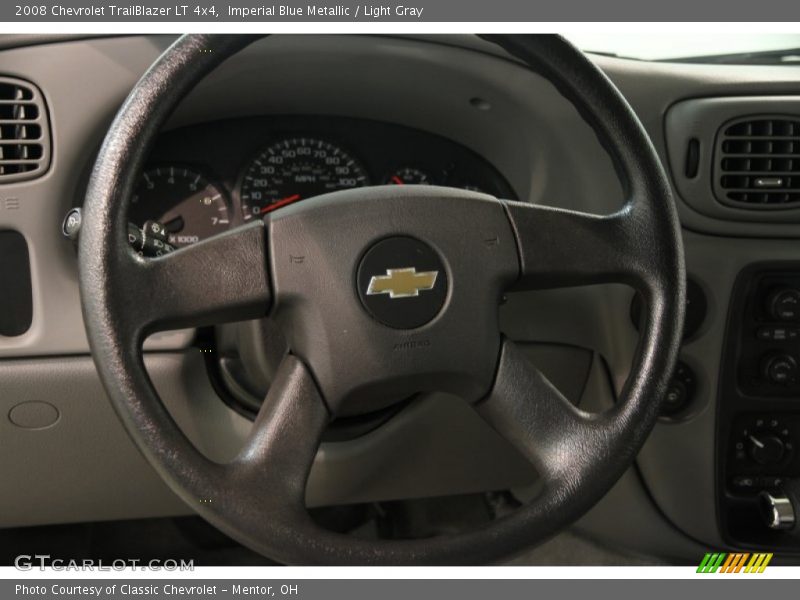 Imperial Blue Metallic / Light Gray 2008 Chevrolet TrailBlazer LT 4x4