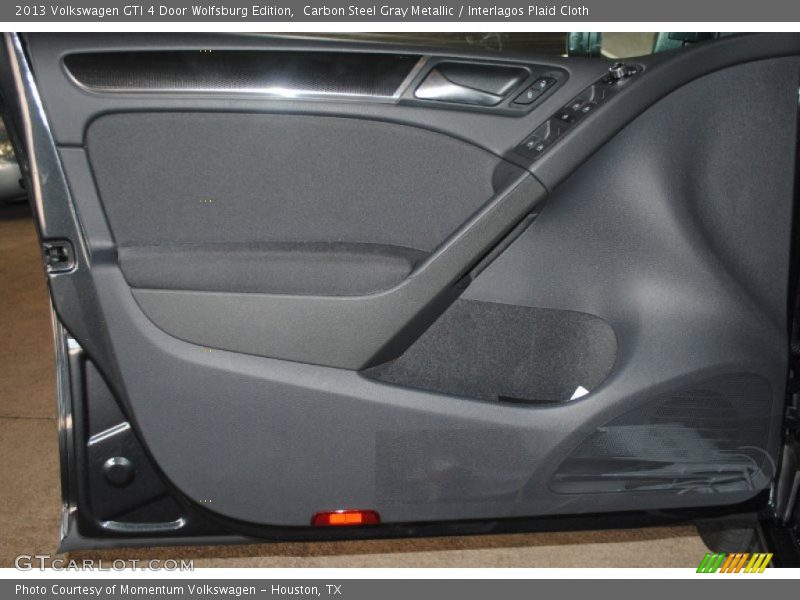 Carbon Steel Gray Metallic / Interlagos Plaid Cloth 2013 Volkswagen GTI 4 Door Wolfsburg Edition