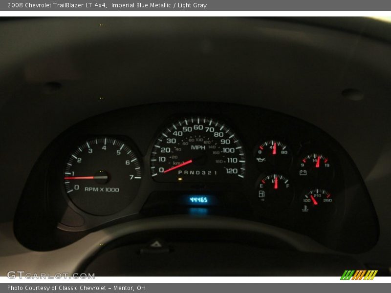 Imperial Blue Metallic / Light Gray 2008 Chevrolet TrailBlazer LT 4x4