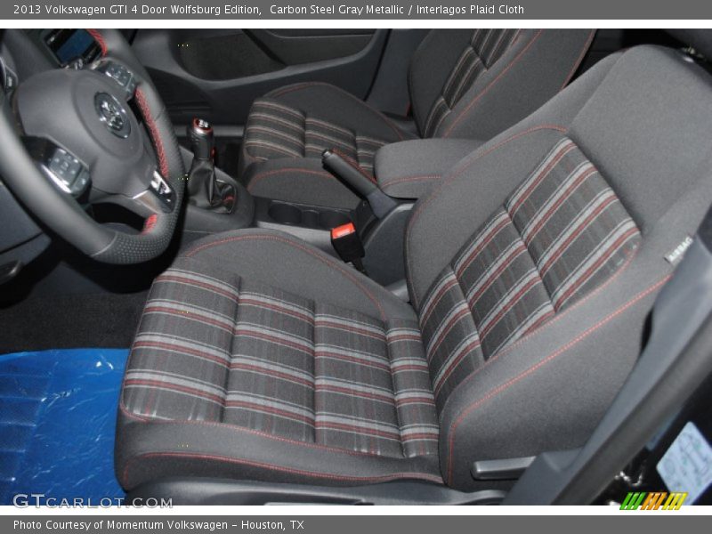Carbon Steel Gray Metallic / Interlagos Plaid Cloth 2013 Volkswagen GTI 4 Door Wolfsburg Edition