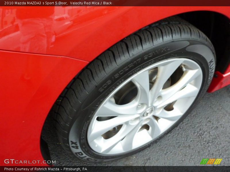 Velocity Red Mica / Black 2010 Mazda MAZDA3 s Sport 5 Door