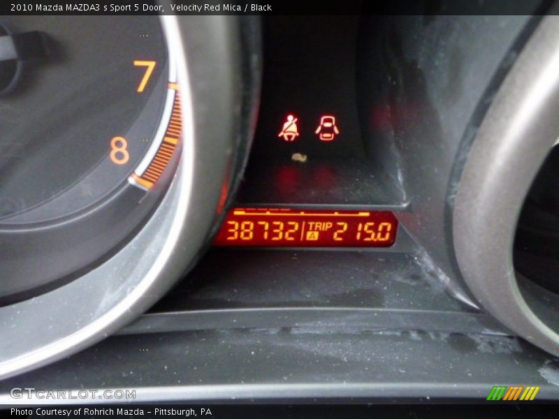 Velocity Red Mica / Black 2010 Mazda MAZDA3 s Sport 5 Door