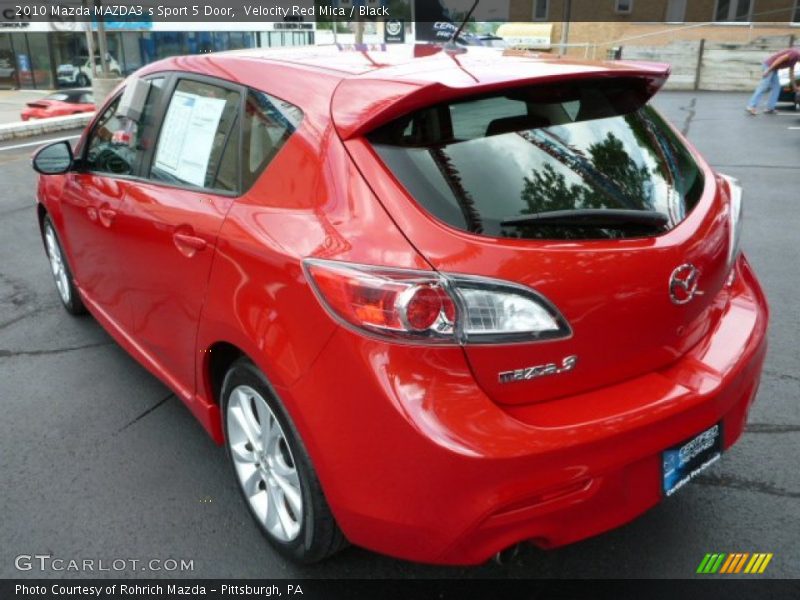 Velocity Red Mica / Black 2010 Mazda MAZDA3 s Sport 5 Door