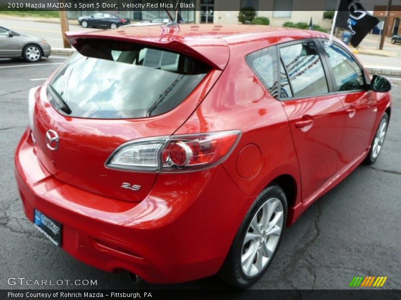 Velocity Red Mica / Black 2010 Mazda MAZDA3 s Sport 5 Door