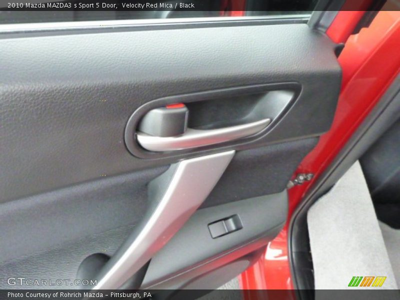 Velocity Red Mica / Black 2010 Mazda MAZDA3 s Sport 5 Door