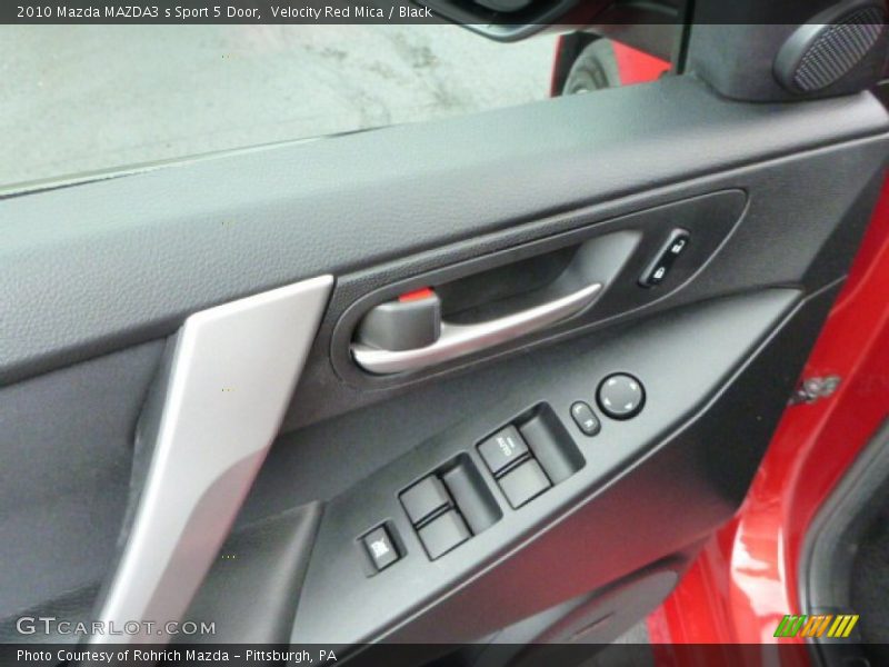 Velocity Red Mica / Black 2010 Mazda MAZDA3 s Sport 5 Door