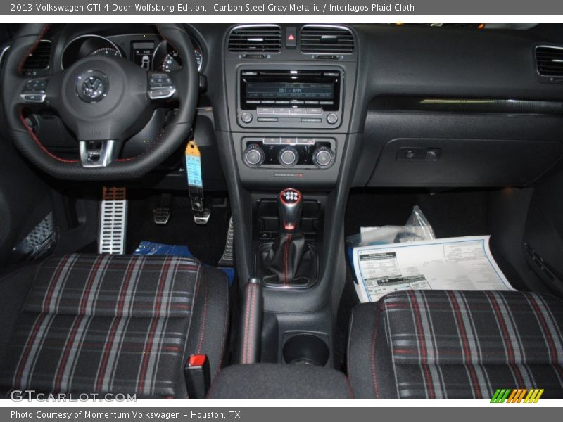 Carbon Steel Gray Metallic / Interlagos Plaid Cloth 2013 Volkswagen GTI 4 Door Wolfsburg Edition